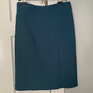 Margaret M Teal Skirt